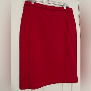 Ann Taylor Red pencil skirt NWT